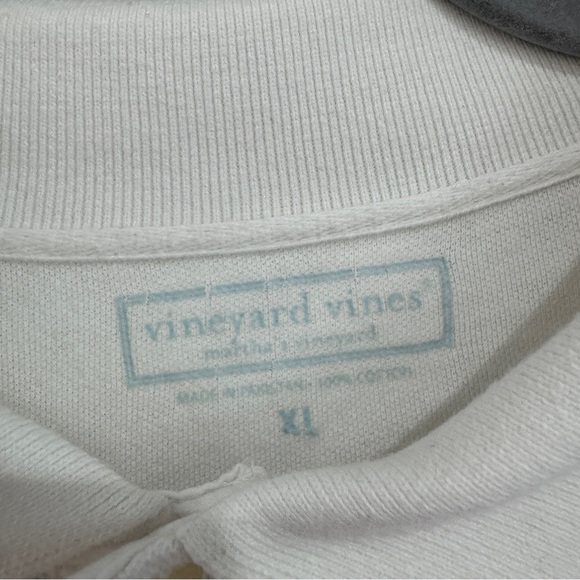 Vineyard Vines White Polo Men’s XL - Picture 3 of 4